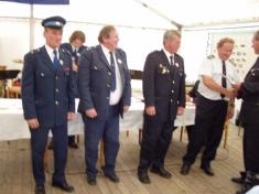 Předání čestných uznání Krajského sdružení hasičů