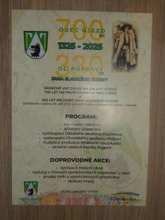 Oslava 700 let obce Újezd